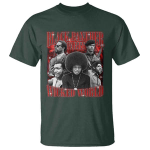 Black Panther Party T Shirt Black History Month TS10 Dark Forest Green Print Your Wear