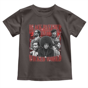 Black Panther Party Toddler T Shirt Black History Month TS10 Dark Chocolate Print Your Wear