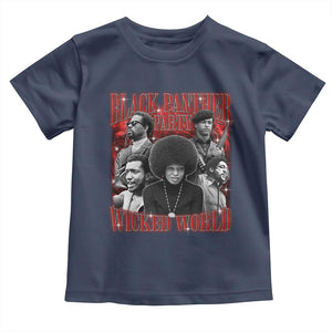 Black Panther Party Toddler T Shirt Black History Month TS10 Navy Print Your Wear
