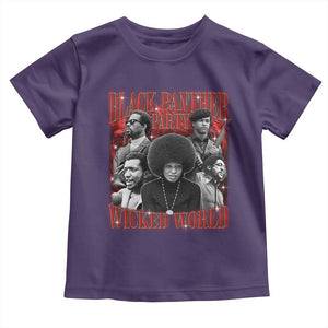 Black Panther Party Toddler T Shirt Black History Month TS10 Purple Print Your Wear