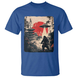 Samurai Bigfoot T Shirt Funny Japanese Retro Vintage Sasquatch Graphic Ukiyo-e Art TS10 Royal Blue Print Your Wear