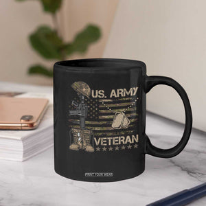 US Army Veteran Flag Coffee Mug TS10 Print Your Wear
