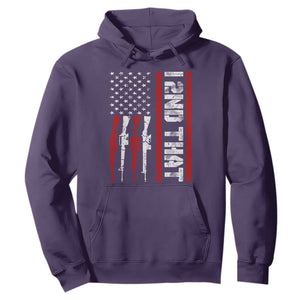 Vintage USA Flag 2nd Amendment Hoodie Pro Gun Lovers TS10 Purple Print Your Wear