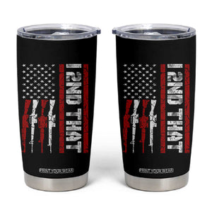 Vintage USA Flag 2nd Amendment Tumbler Cup Pro Gun Lovers TS10 Black Print Your Wear
