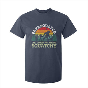 Grandpa Bigfoot T Shirt For Kid Retro Sasquatch Funny TS10 Navy Print Your Wear