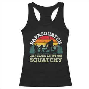 Grandpa Bigfoot Racerback Tank Top Retro Sasquatch Funny TS10 Black Print Your Wear