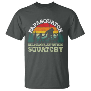 Grandpa Bigfoot T Shirt Retro Sasquatch Funny TS10 Dark Heather Print Your Wear