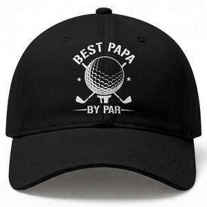 Golf Dad Baseball Cap Best Papa By Par Golfer Fathers Day Gifts