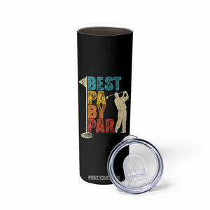 Golf Gifts for Dad Skinny Tumbler Retro Best Pa By Par Fathers Day TS10 Print Your Wear