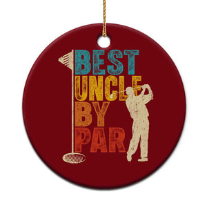 Golf Gifts for Uncle Ceramic Ornament Golf Fathers Day Golfer Uncle Gift TS10 1pc Red Print Your Wear