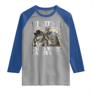 Funny Alpha Wolf Meme Raglan Shirt Whatever Daddy Wants Daddy Gets Cringe Humor TS10 Sport Gray Royal Print Your Wear