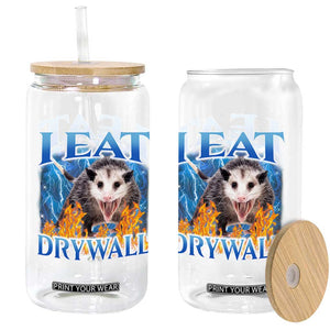 Possum Meme Glass Can I Eat Drywall Opossum Funny Weird Cursed Internet Memes TS10 Print Your Wear