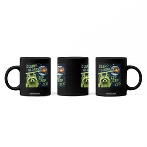 Funny Alien Raccoon Meme Coffee Mug Glerp Glorp Brainrot Stupid Gift TS10 Print Your Wear