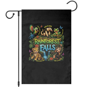 VBS 2026 Garden Flag Rainforest Falls Exploring The Nature of God VBS 2026 TS10 Black Print Your Wear