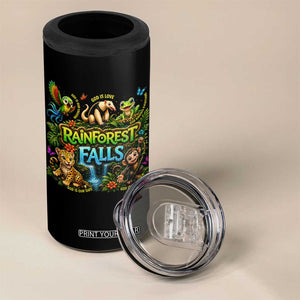 VBS 2026 4 in 1 Can Cooler Tumbler Rainforest Falls Exploring The Nature of God VBS 2026 TS10 Print Your Wear