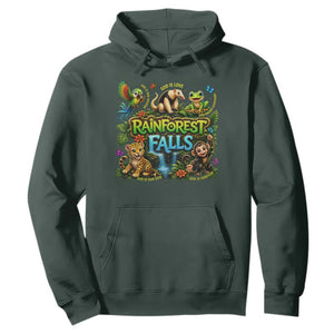 VBS 2026 Hoodie Rainforest Falls Exploring The Nature of God VBS 2026 TS10 Dark Forest Green Print Your Wear