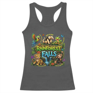 VBS 2026 Racerback Tank Top Rainforest Falls Exploring The Nature of God VBS 2026 TS10 Dark Heather Print Your Wear