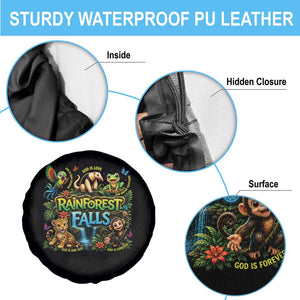 VBS 2026 Spare Tire Cover Rainforest Falls Exploring The Nature of God VBS 2026 TS10 Print Your Wear