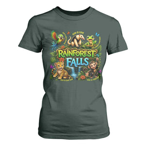 VBS 2026 T Shirt For Women Rainforest Falls Exploring The Nature of God VBS 2026 TS10 Dark Forest Green Print Your Wear
