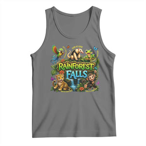 VBS 2026 Tank Top Rainforest Falls Exploring The Nature of God VBS 2026 TS10 Black Heather Print Your Wear