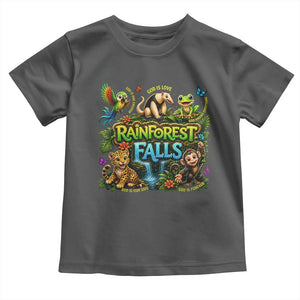 VBS 2026 Toddler T Shirt Rainforest Falls Exploring The Nature of God VBS 2026 TS10 Dark Heather Print Your Wear