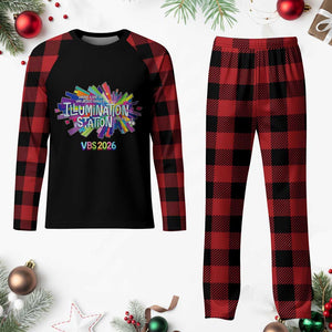 Illumination Station VBS 2026 Christian Lights Plaid Pajama Set Bible Jesus