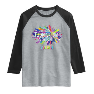 Illumination Station VBS 2026 Christian Lights Raglan Shirt Bible Jesus