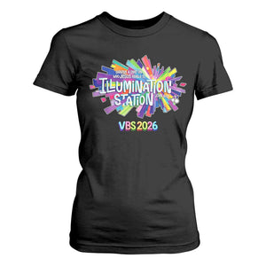 Illumination Station VBS 2026 Christian Lights T Shirt For Women Bible Jesus TS10 Black Print Your Wear