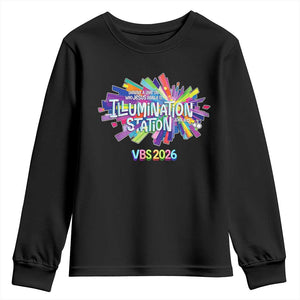 Illumination Station VBS 2026 Christian Lights Youth Sweatshirt Bible Jesus