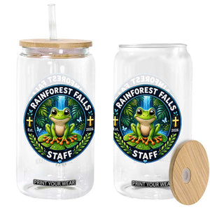 Rainforest Falls Staff Glass Can VBS 2026 Director Teacher TS10 Print Your Wear