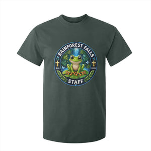 Rainforest Falls Staff T Shirt For Kid VBS 2026 Director Teacher TS10 Dark Forest Green Print Your Wear