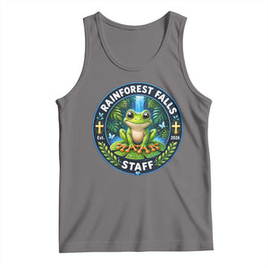 Rainforest Falls Staff Tank Top VBS 2026 Director Teacher TS10 Deep Heather Print Your Wear