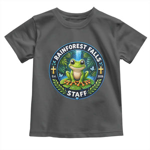 Rainforest Falls Staff Toddler T Shirt VBS 2026 Director Teacher TS10 Dark Heather Print Your Wear