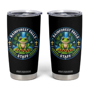 Rainforest Falls Staff Tumbler Cup VBS 2026 Director Teacher TS10 Black Print Your Wear