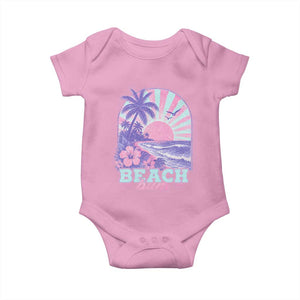 Beach Bum Baby Onesie Summer Vacation Beach Lover Surf Wave Vintage Tropical Sunset Aesthetic
