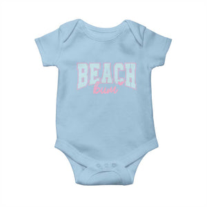 Beach Bum Baby Onesie Summer Vacation Beach Lovers TS10 Light Blue Print Your Wear