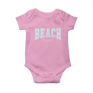 Beach Bum Baby Onesie Summer Vacation Beach Lovers TS10 Light Pink Print Your Wear