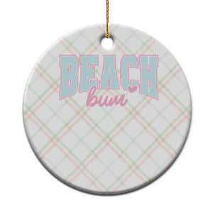 Beach Bum Ceramic Ornament Summer Vacation Beach Lovers TS10 1pc Christmas Plaid Print Your Wear