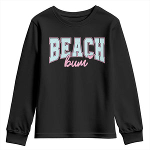 Beach Bum Youth Sweatshirt Summer Vacation Beach Lovers TS10 Black Print Your Wear