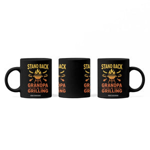 Grandpa Is Grilling Coffee Mug Funny Fathers Day BBQ