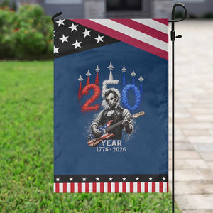 Vintage Abraham Lincoln Abe Lincoln Playing Guitar 250 Years Patriotic Garden Flag 1776 2026 Humor Patriotic TS10 Classic Blue Black Print Your Wear