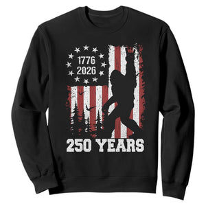 Vintage Bigfoot USA 250th Anniversary Sweatshirt 250 Years Of Freedom US Flag Independence Day 4th July Patriotic