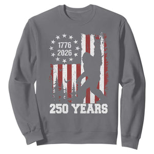 Vintage Bigfoot USA 250th Anniversary Sweatshirt 250 Years Of Freedom US Flag Independence Day 4th July Patriotic