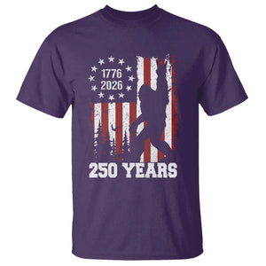 Vintage Bigfoot USA 250th Anniversary T Shirt 250 Years Of Freedom US Flag Independence Day 4th July Patriotic
