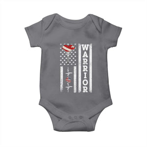 Cool Heart Surgery Warrior Baby Onesie Coronary Bypass Artery Open Heart Surgery Heartbeat American Flag