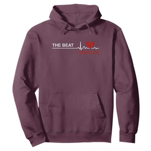 Cool Heart Surgery Survivor Hoodie Heart Attack Surgery The Beat Goes On Rehab Recover