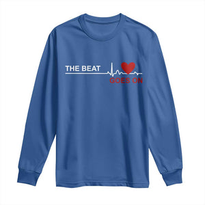 Cool Heart Surgery Survivor Long Sleeve Shirt Heart Attack Surgery The Beat Goes On Rehab Recover