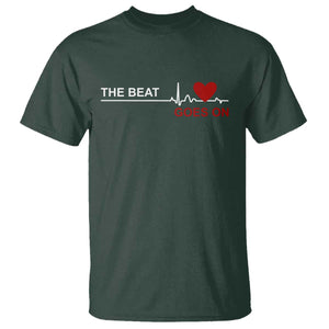 Cool Heart Surgery Survivor T Shirt Heart Attack Surgery The Beat Goes On Rehab Recover