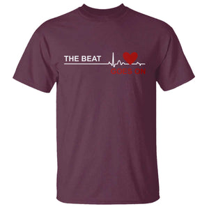 Cool Heart Surgery Survivor T Shirt Heart Attack Surgery The Beat Goes On Rehab Recover