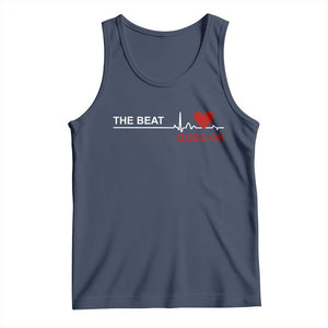 Cool Heart Surgery Survivor Tank Top Heart Attack Surgery The Beat Goes On Rehab Recover